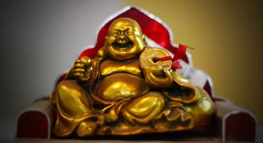 срећни Буда који се смеје